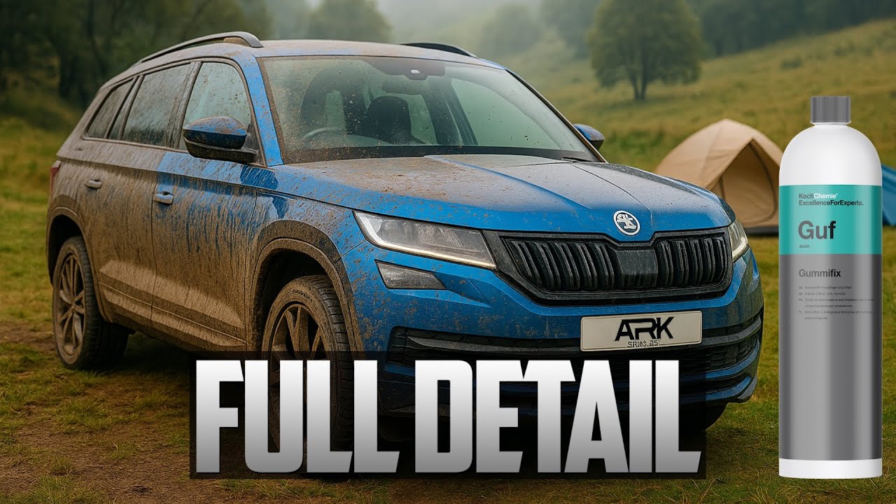 😱 Watch This Skoda Kodiaq From Dirty to Shiny - FULL DETAIL #asmr