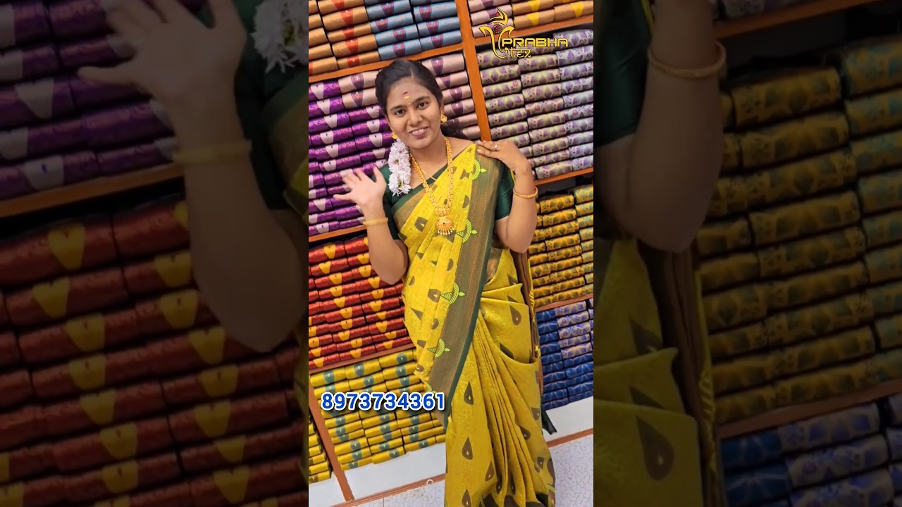 Treading New Collection Silk Saree Just 599 Only | Prabha Tex Elampillai Sarees| #elampillaisarees