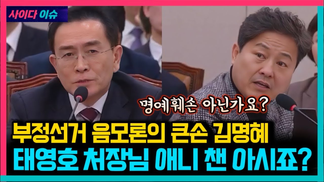 태영호 처장님 애니 챈 아시죠?ㅣ부정선거 음모론의 큰 손
