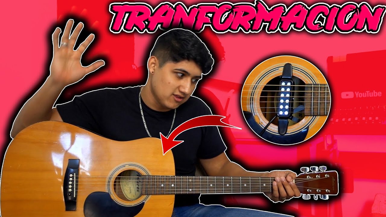 Convirtiendo una guitarra acústica en electroacústica