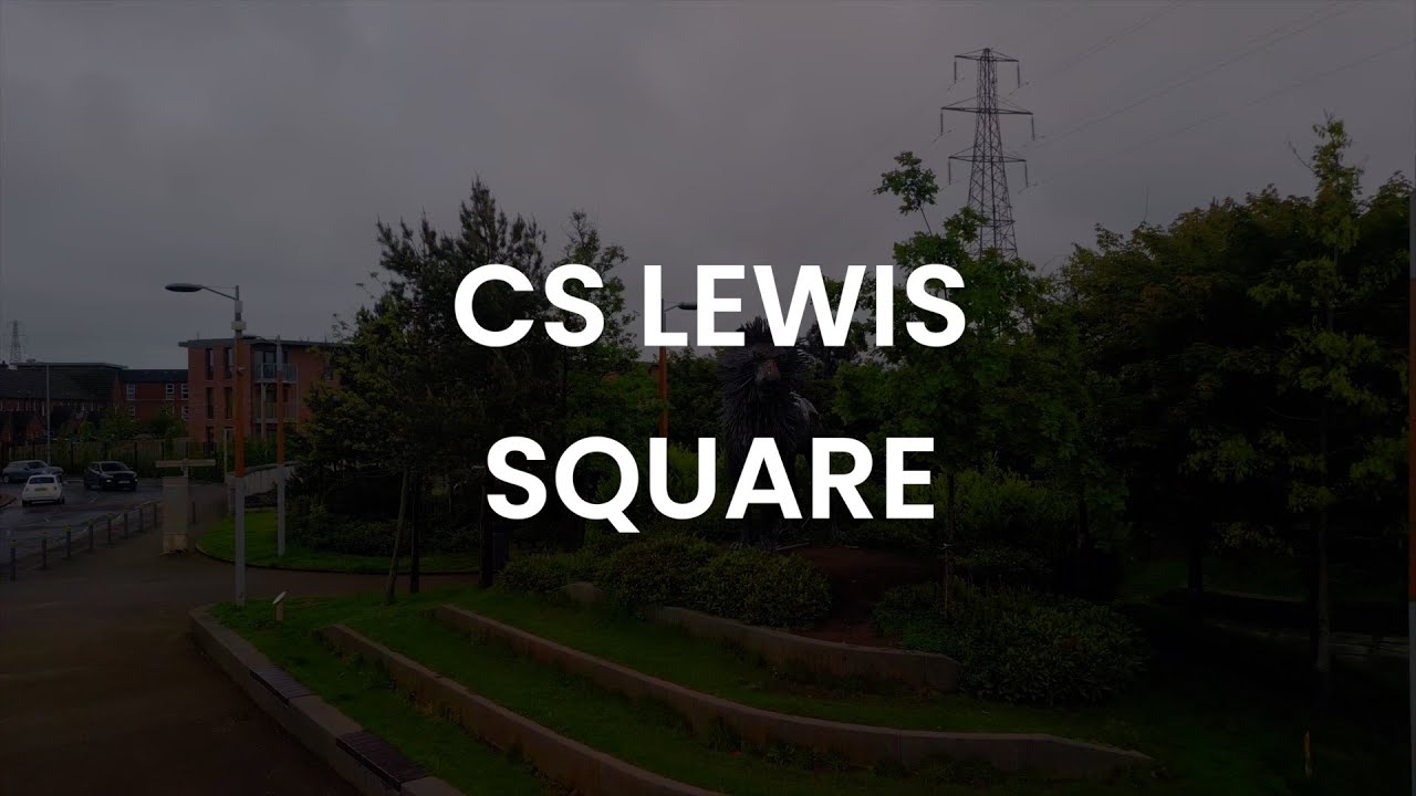 CS Lewis Square Aerial Stock Footage - 60 Frames Per Second - 4K