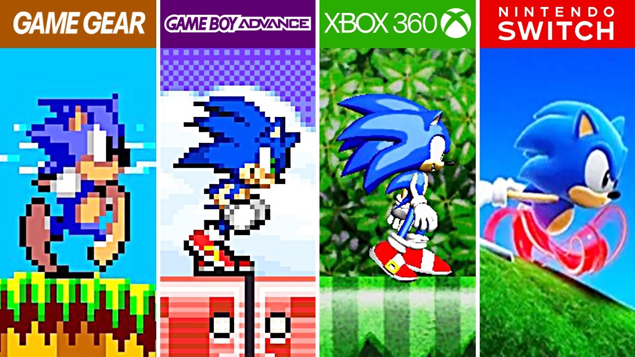 Evolution Of Sonic Side-scrolling Games (1991 - 2023)