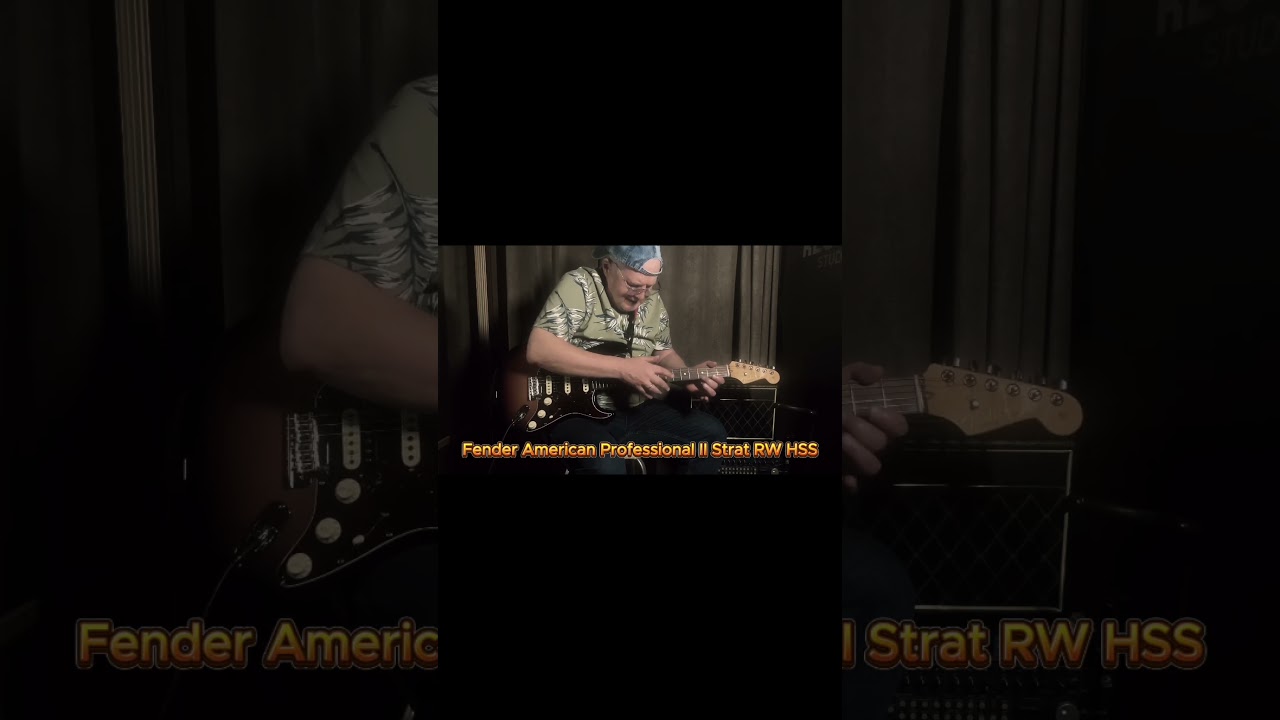 Fender American Professional II Strat RW HSS demo 
