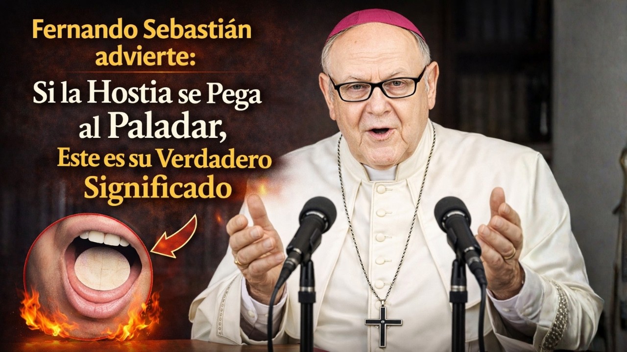 fernando sebastián advierte: Si la Hostia se Pega al Paladar, Este es su Verdadero Significado