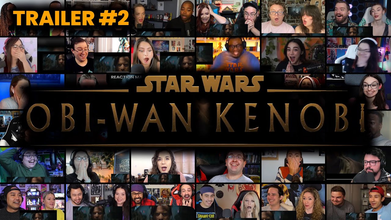 Obi-Wan Kenobi - Official Trailer || REACTION MASHUP || Disney+ || Darth Vader Reveal