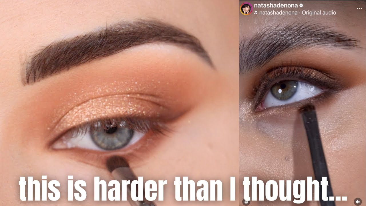 I Tried Following a Natasha Denona Eyeshadow Tutorial | I Need a Warm Palette