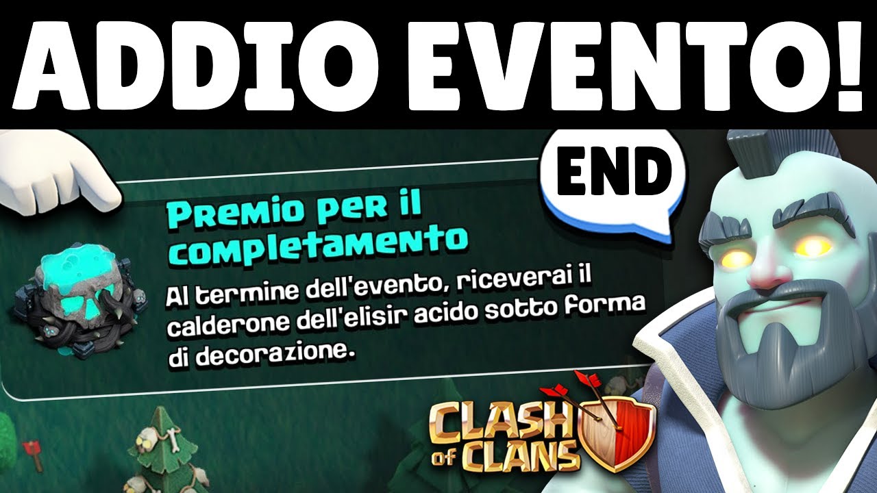 ULTIMA LIVE EVENTO HALLOWEEN... MI MANCHERAI! - Clash of Clans