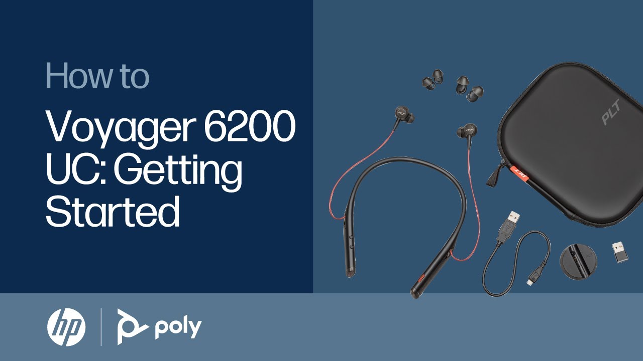 Voyager 6200 UC: Getting Started | HP Support