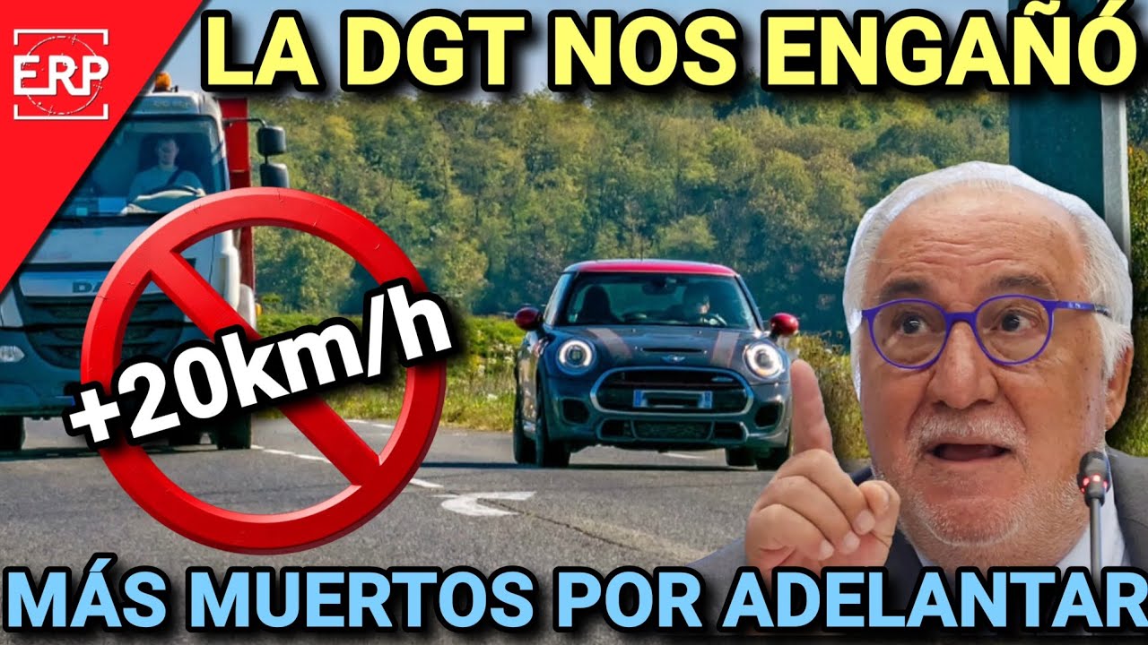 ¡¡ESTO ES GRAVE!! LA DGT NOS ENGAÑÓ, AUMENTAN LAS MUERTES EN ADELANTAMIENTOS