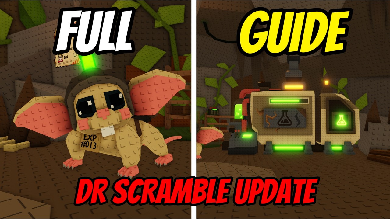 FULL GUIDE on the DR SCRAMBLE UPDATE in STEAL AN EGG - Roblox