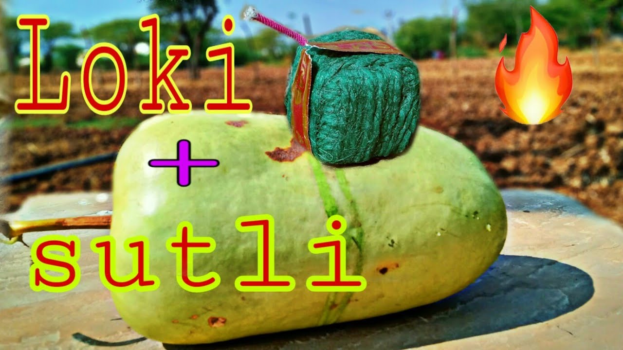 लौकी vs सुतली let's blow it | pumpkin vs firecracker experiment | Diwali sutli bomb 2019 #3