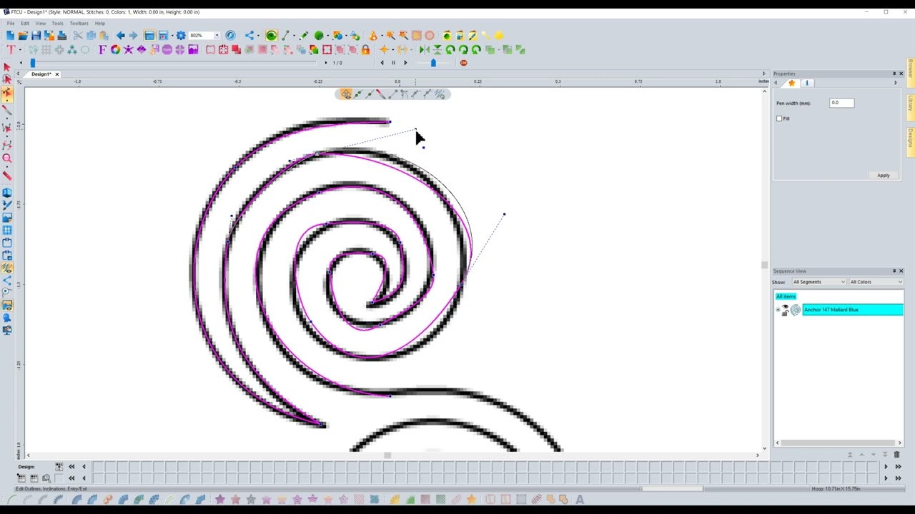 January 2025 Floriani Club - Drawing Curves and Repeat Design Tool