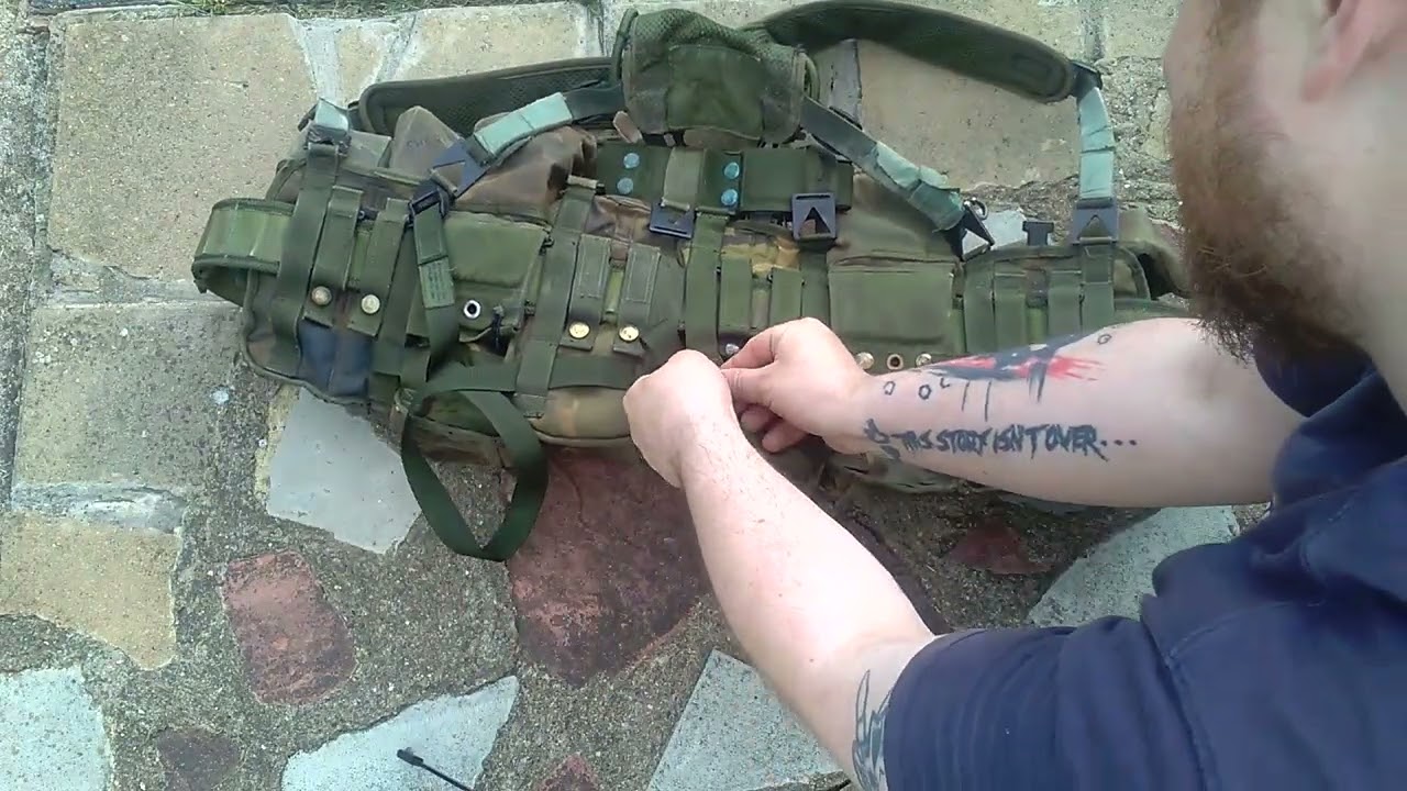 How to fit the PLCE webbing utility Strap