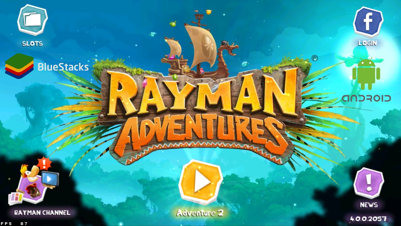 BlueStacks 5 | Rayman Adventures 60FPS | Android Emulator HD PC Gameplay