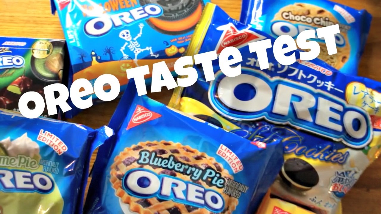 Summer OREO Taste Test -- Key Lime, Chocolate Chip, Blueberry Pie