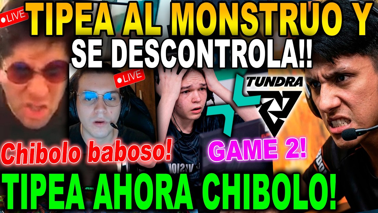 😲TIPEALO AHORA CHIBOLO ATREVIDO!😲 BENJAZ Y MATTHEW VUELAN DE LOCURA CON PARI VS TUNDRA GAME 2!