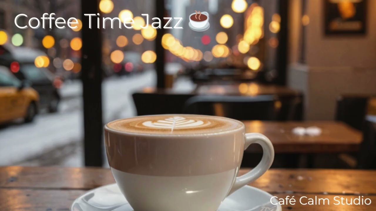 Winter Thursday Morning Cafe Jazz ☕ | Mellow Piano Music for Focus, Writing & Calm Productivity