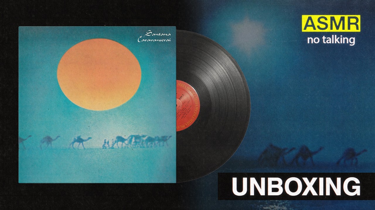 Santana - Caravanserai Vinyl Unboxing ASMR | No Talking