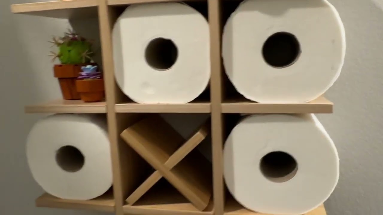 Review Weysat Tic Tac Toe Toilet Paper Holder