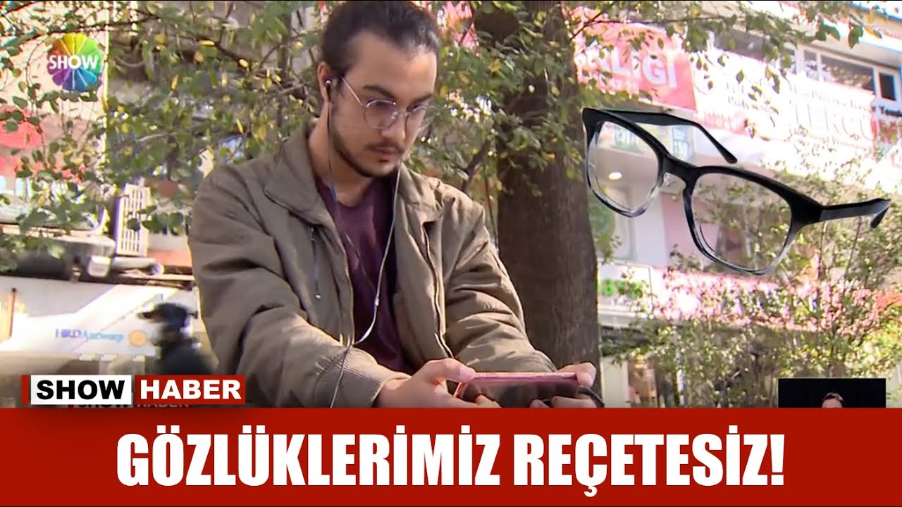 Gözlüklerimiz reçetesiz!