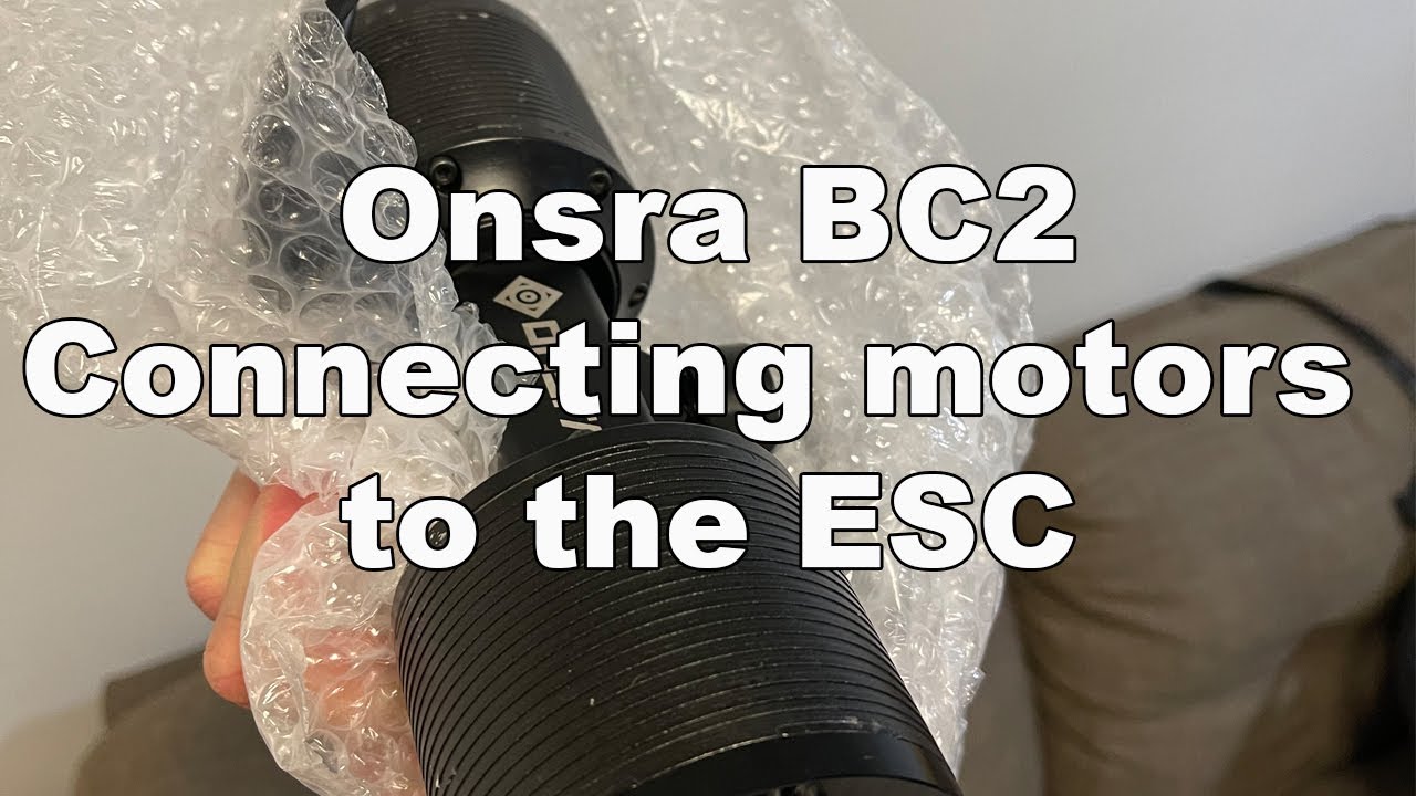 Onsra Blac Carve 2 Direct Drive - Connecting motors to the ESC