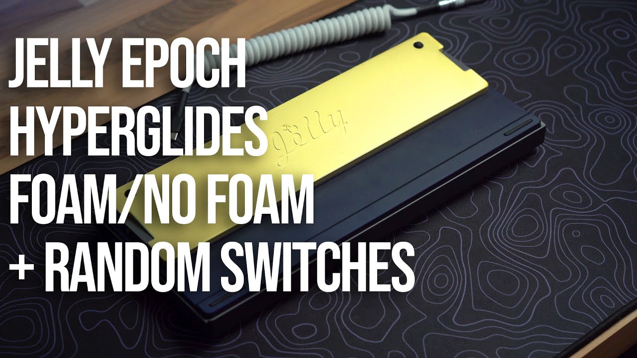 This FrankenBoard has 11 Linear/Tactile Switches - Jelly Epoch Cherry Hyperglide MX Black Sound Test