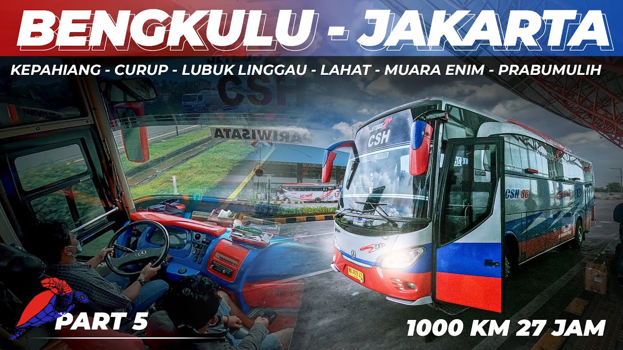 Tiba di Jakarta, Perlu Hasil Rapid Kah? | Trip Bus CSH 88 Part 5 (Bengkulu - Jakarta)