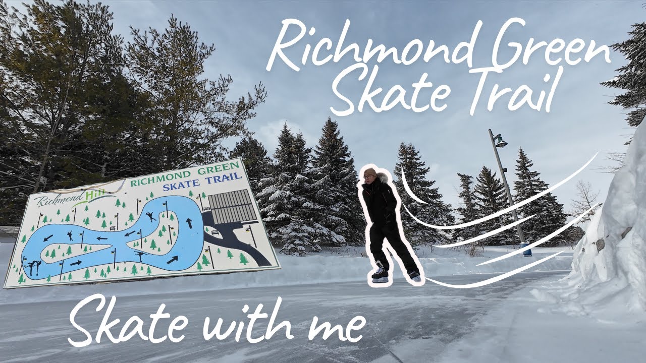 同我溜列治文山戶外溜冰場 ｜Skate With Me: Beginner POV at Richmond Green Skate Trail | DJI Action 4