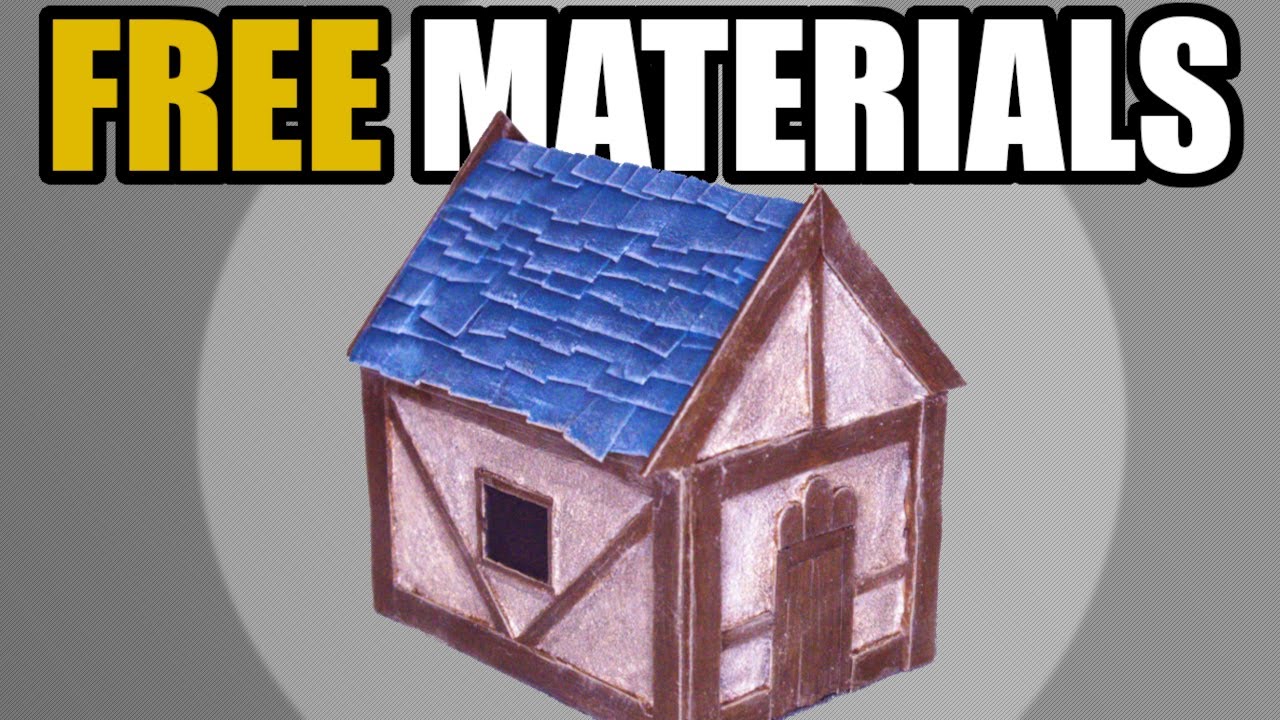 How to make Simple Fantasy Houses FOR FREE