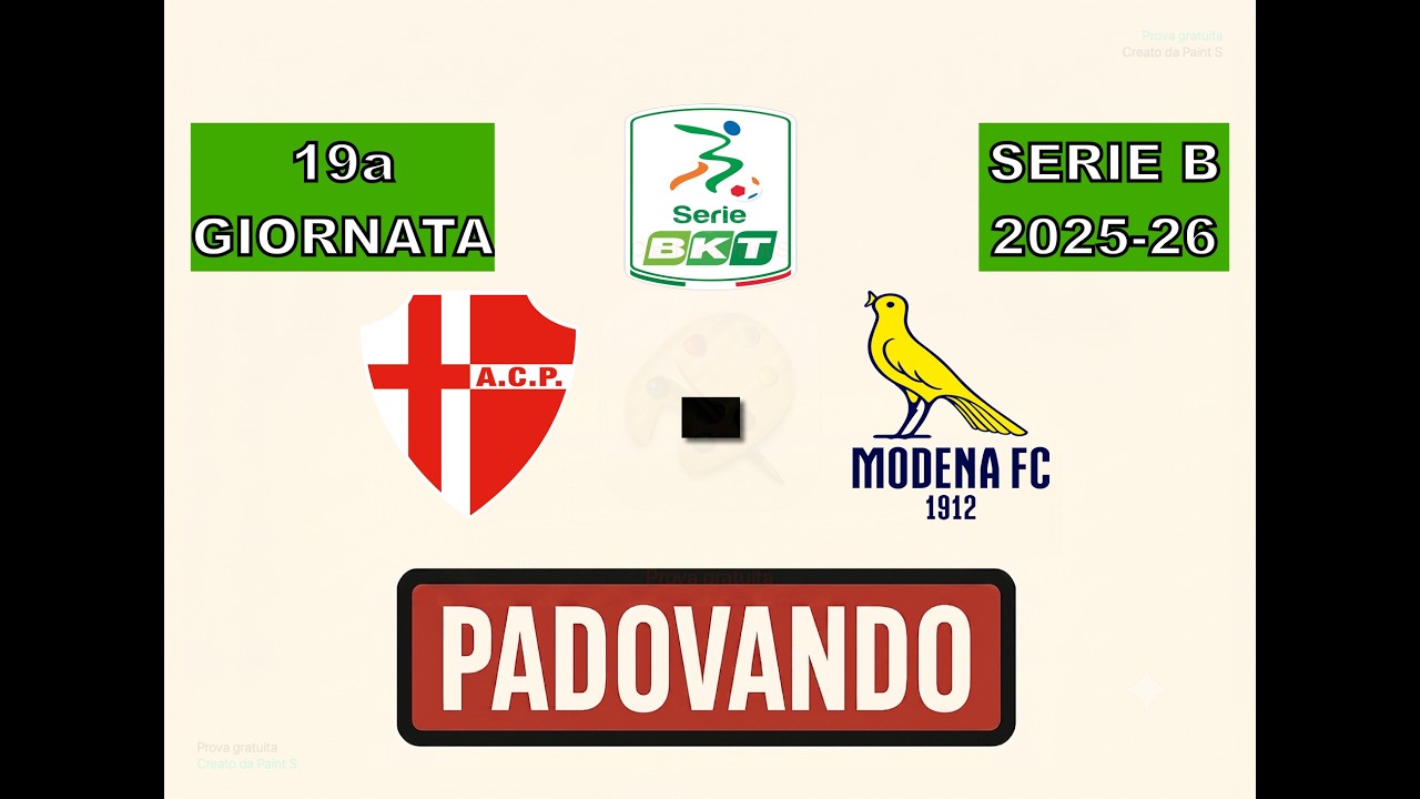 PADOVANDO || PADOVA-MODENA 2-0 || Serie B 2025/26 - 19a Giornata