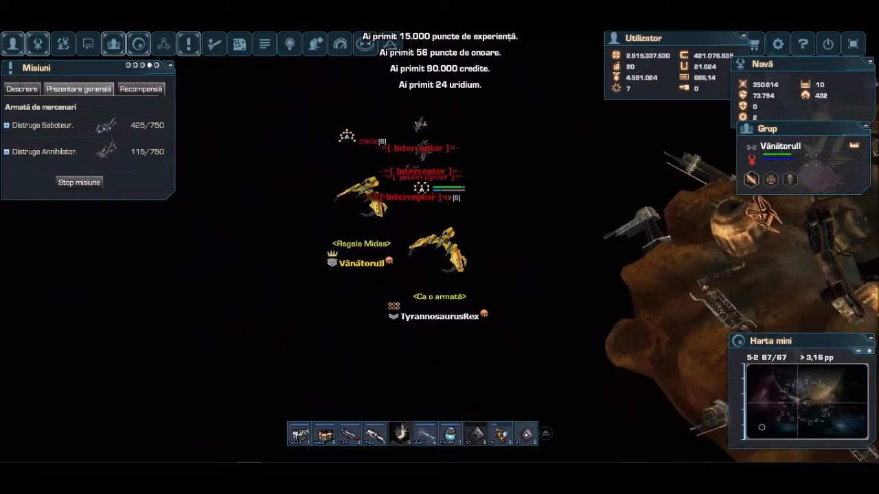 DarkOrbit | Kill Pirates on 5-2
