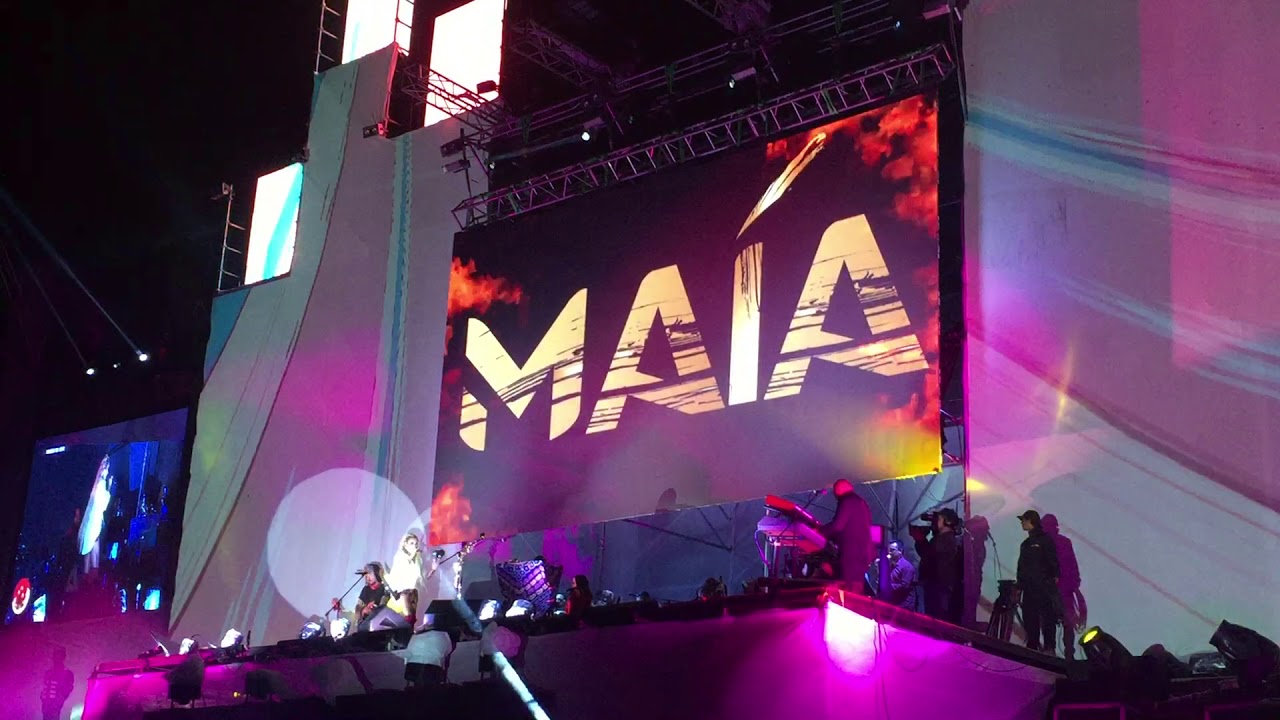 Maía - Que locura enamorarme de tí - Concierto Bogotá