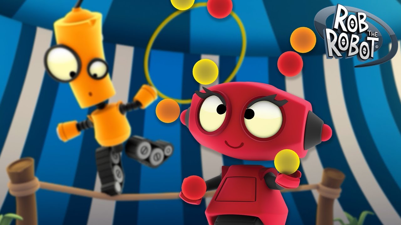 Blast Off to Circus Planet! 🤹&zwj;♂️🚀 | Rob the Robot | Kids Educational Cartoons