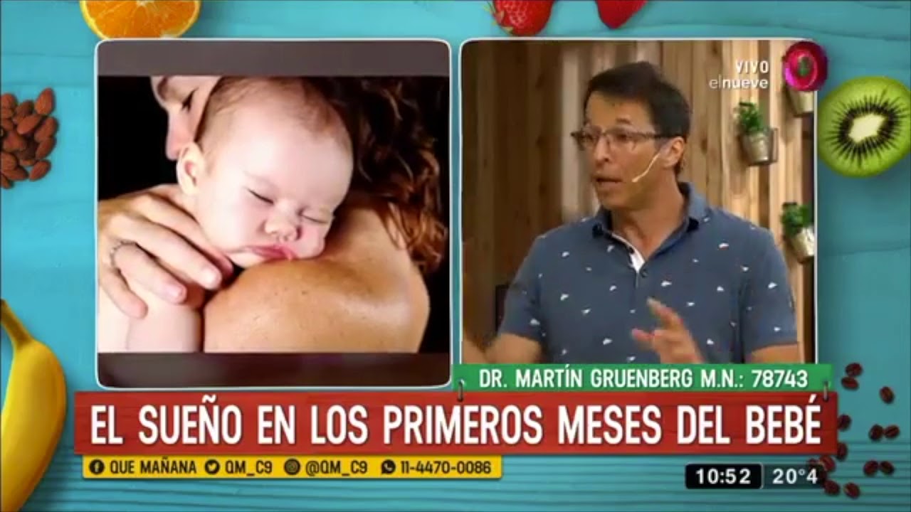 Sueño en los menores de 3 meses. Programa ¡que mañana!