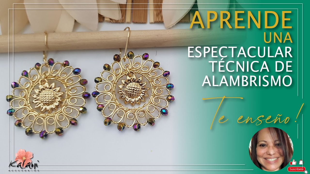 APRENDE UNA ESPECTACULAR TÈCNICA DE ALAMBRISMO EN ARABESCOS.