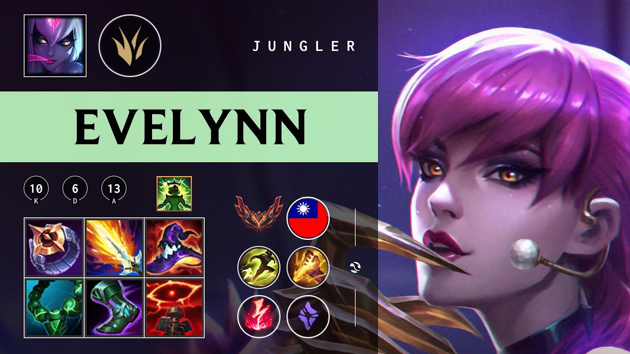 Evelynn Jungle vs Zyra - TW Grandmaster Patch 26.03