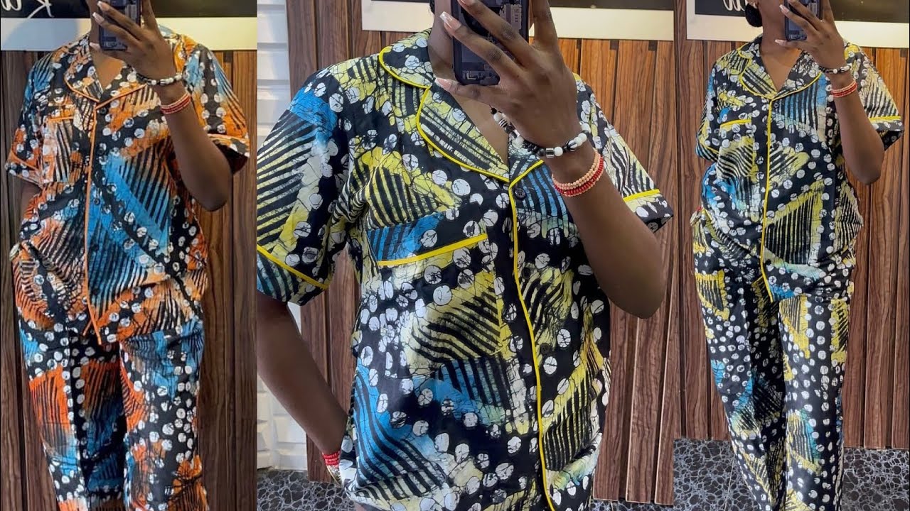 How to Cut and Sew this Shirt with Revere Collar and Piping
