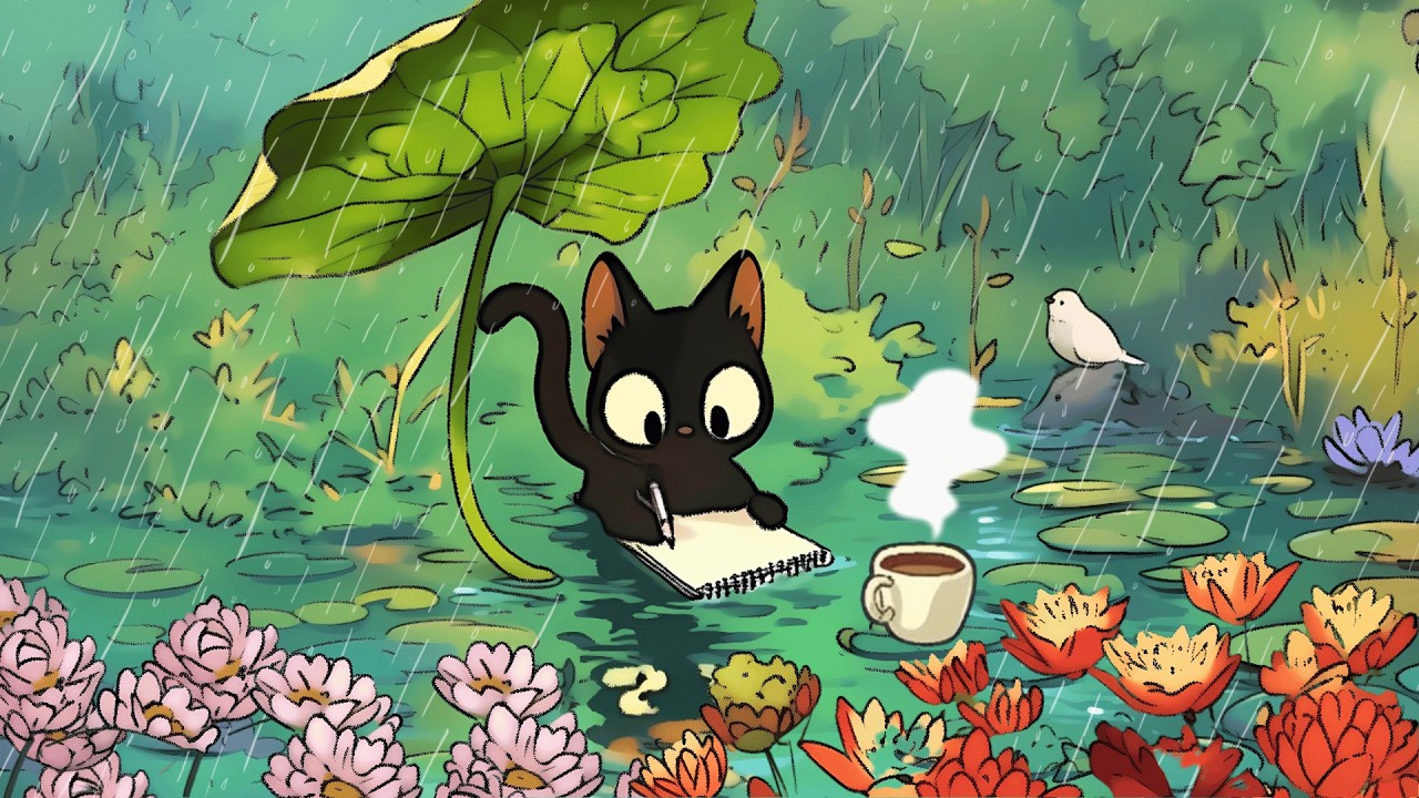 Stay Hungry, Stay Foolish! / Lo-fi Beats for study, work / Rain sounds