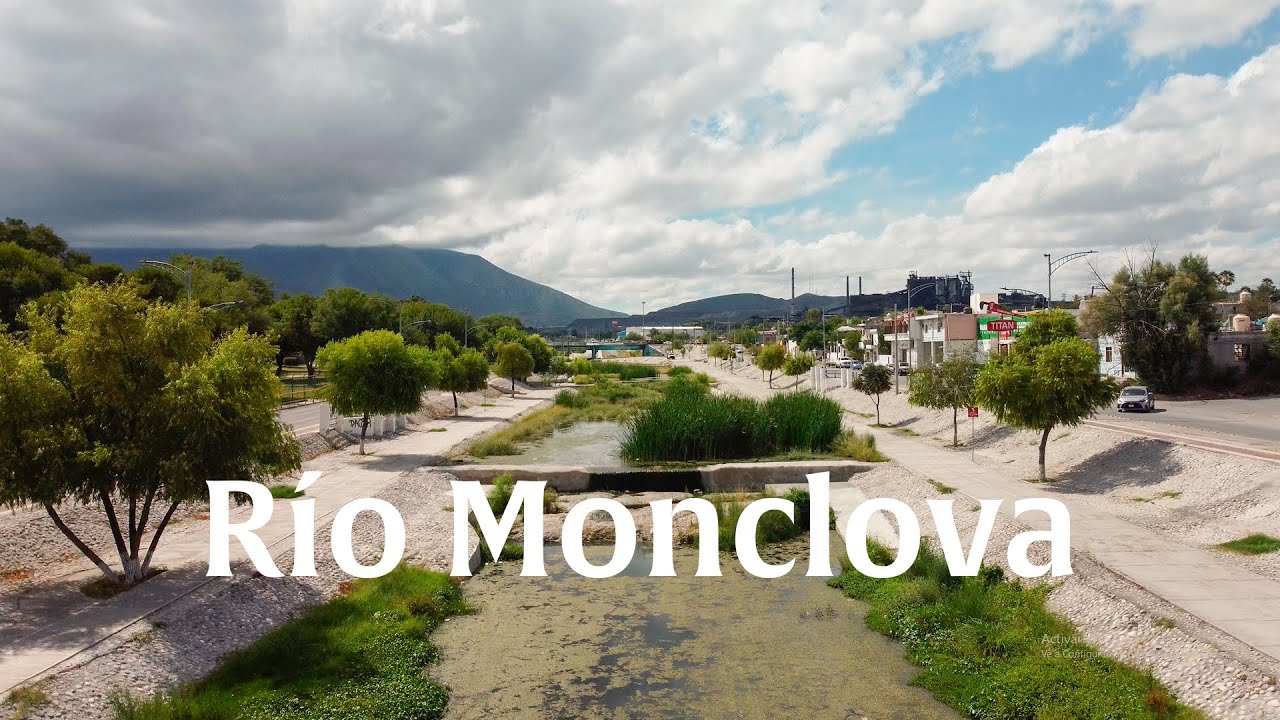 Así luce el río Monclova en este 2025