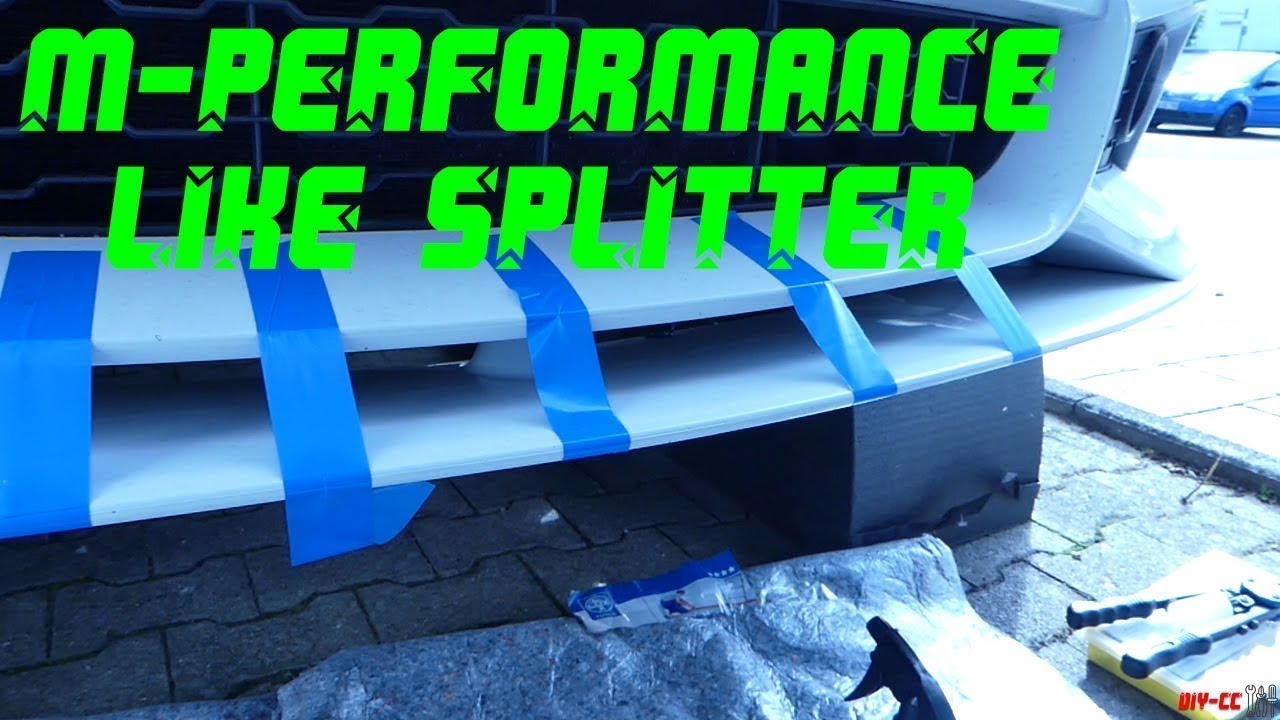 BMW 4'er Coupe (F32 / 440i) Splitter Version 2 (reupload)