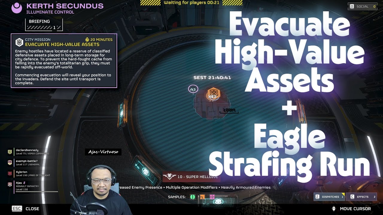 Evacuate High-Value Assets + Eagle Strafing Run - 21 Jan 2026
