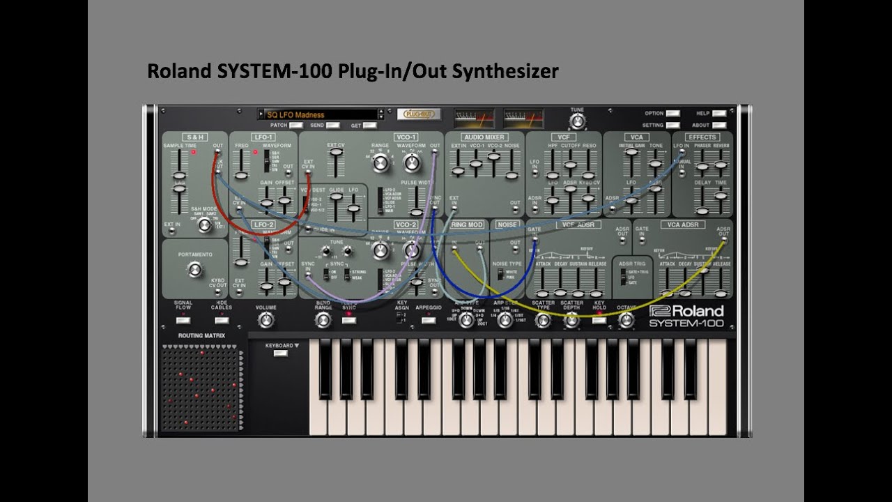 Roland SYSTEM-100 Plug-In/Out Synthesizer