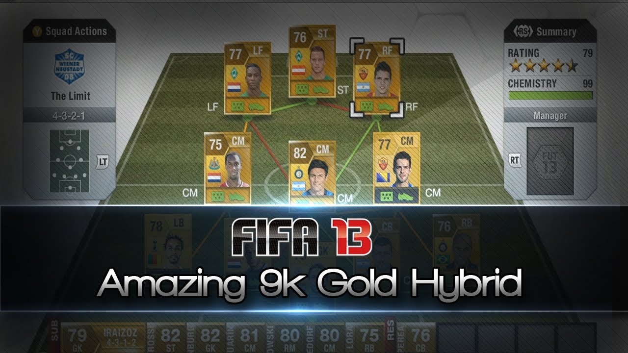 FIFA 13 | Amazing 9k Cheap Hybrid | BPL/Serie A/Bundesliga (The Limit)
