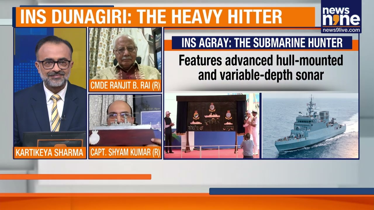 India's Naval Power Gets A Boost! PM Modi Commissions 3 Made-In-India Warships