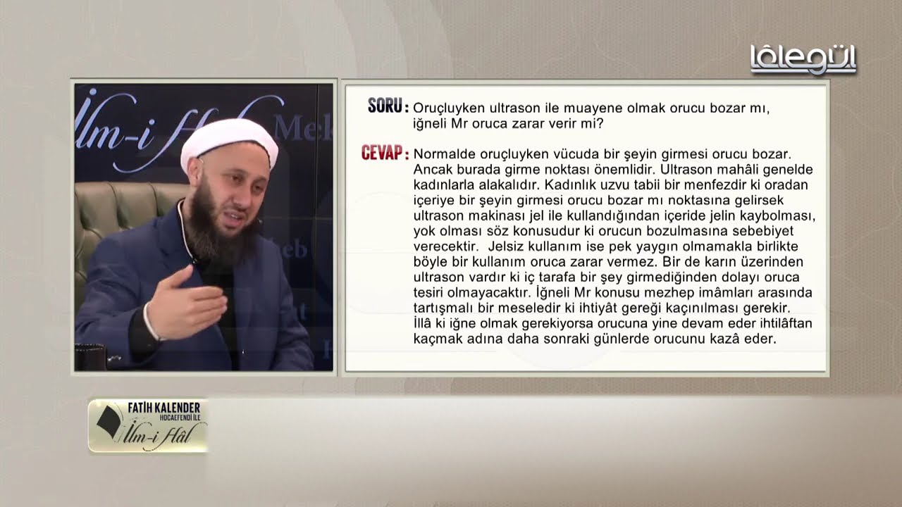 62-Oruçluyken ultrason ile muayene olmak orucu bozar mı, ‘İğneli MR’ oruca zarar verir mi?