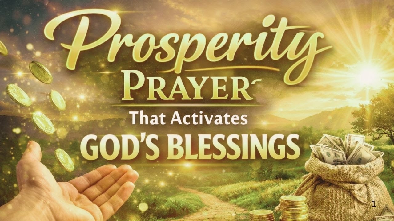 Morning Prayer to Activate God's Prosperity & Divine Blessings