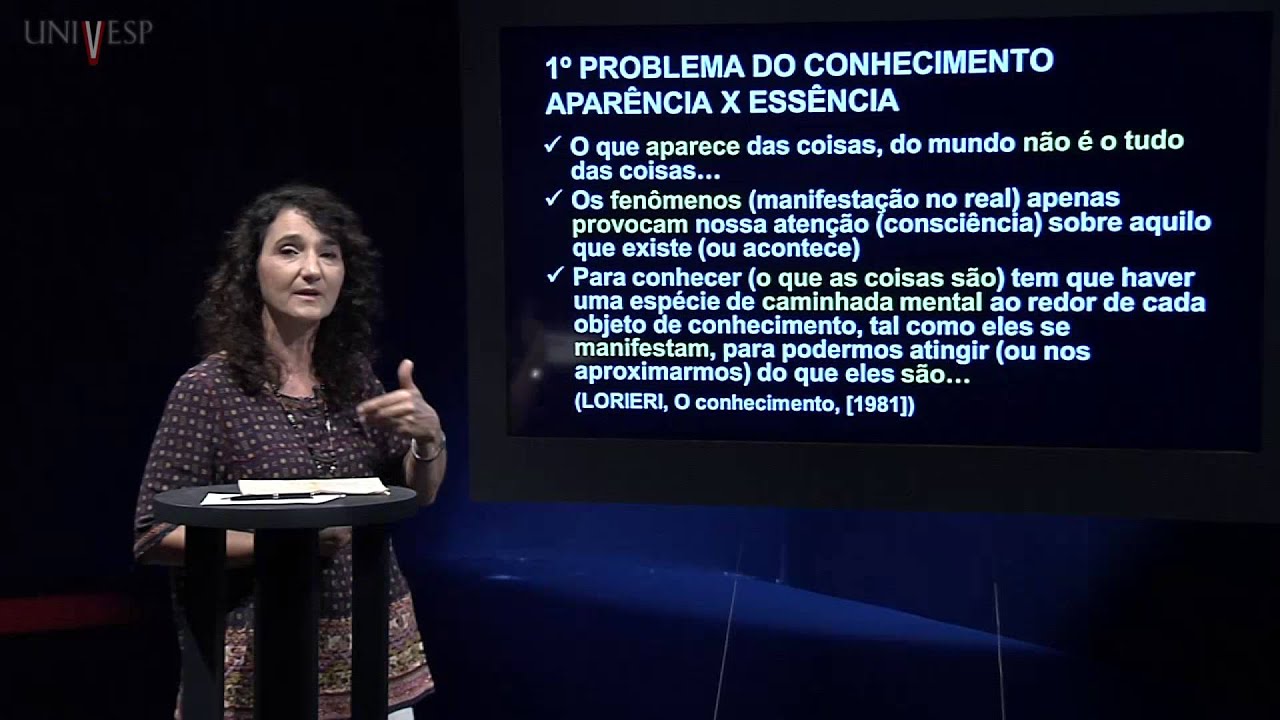 Filosofia da Educação - Aula 11 - Teoria do Conhecimento e Educação - 1
