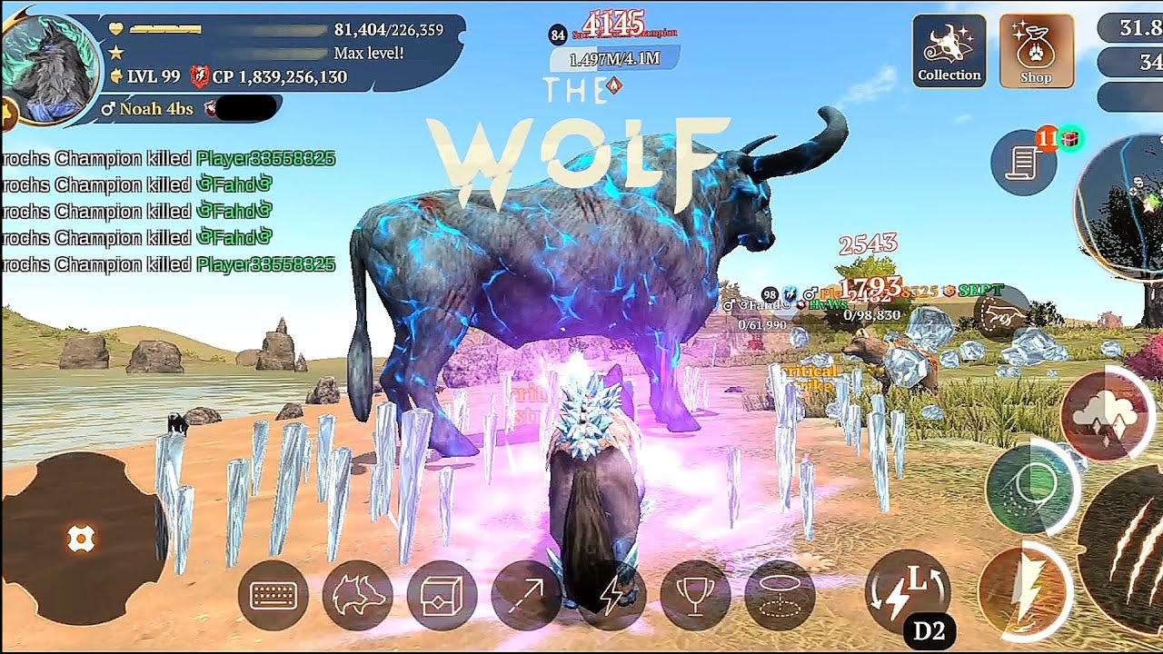 The wolf - Good Gems From Snow Auroch Champion ❗