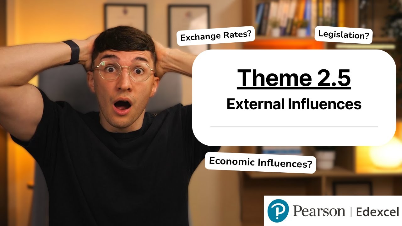 Theme 2.5 – External Influences | Edexcel A-Level Business (Revision)