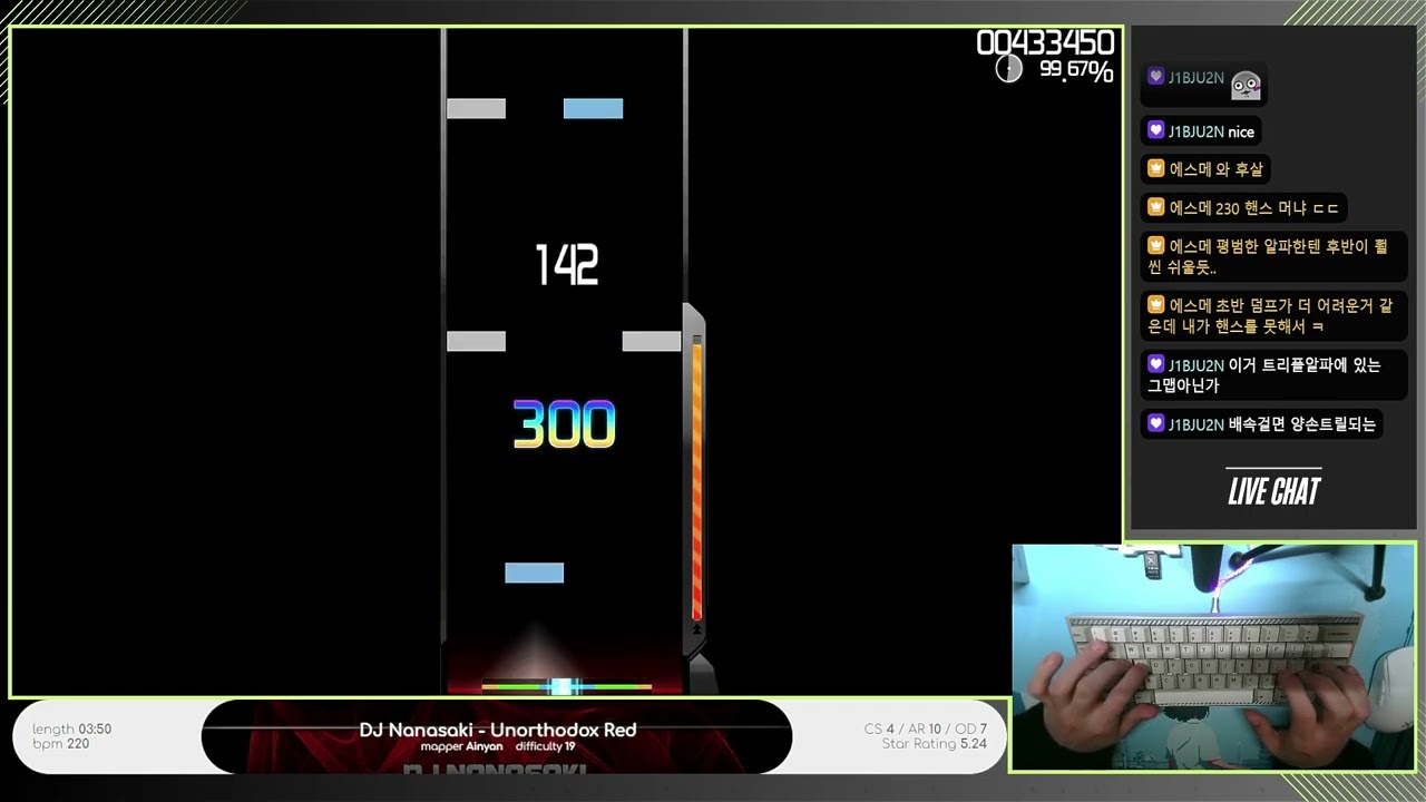 osu!mania 4K | DJ Nanasaki - Unorthodox Red 99%